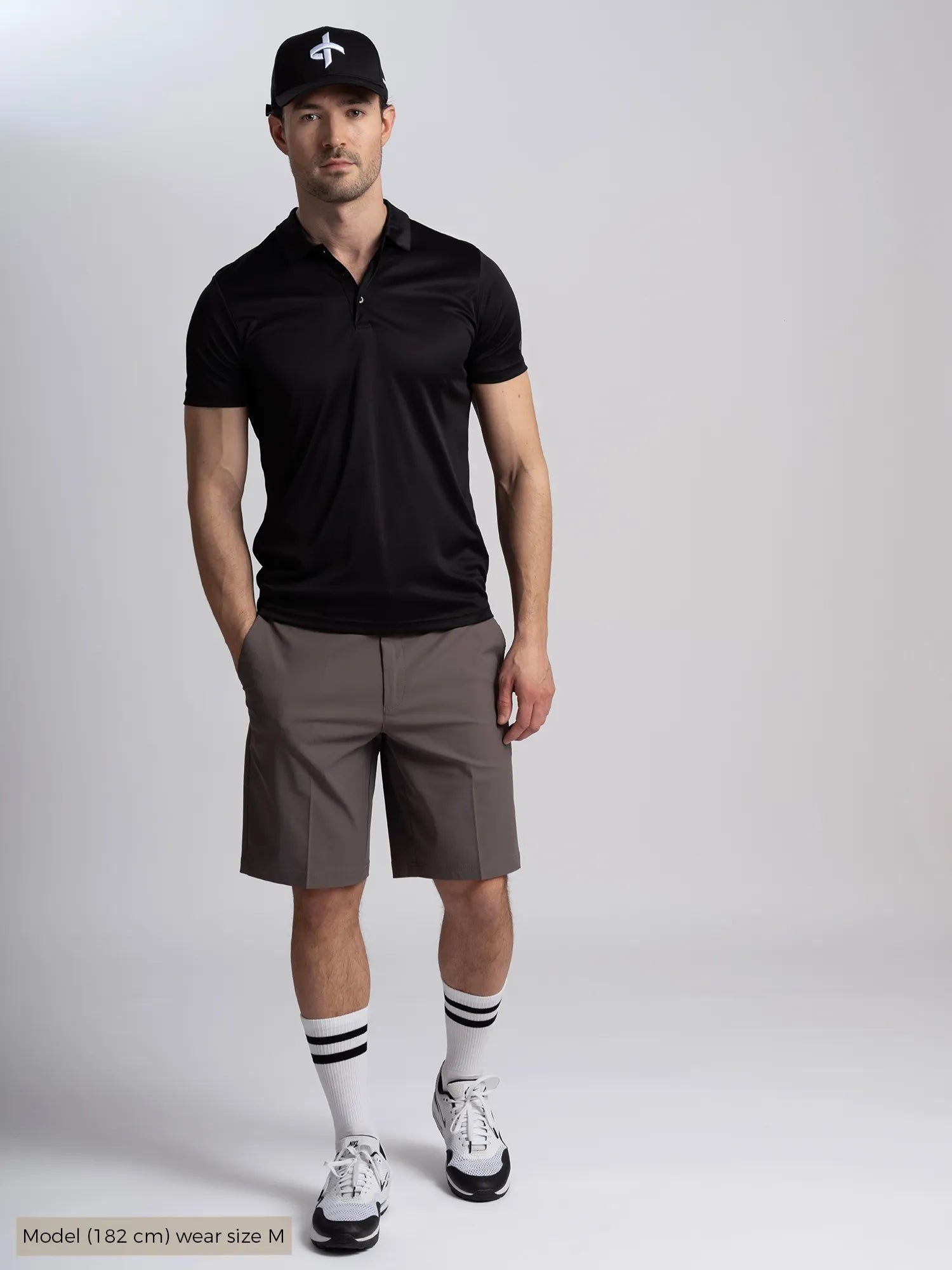 COLLIN_POLOSHIRT_Cross_sportswear_black_fullfront