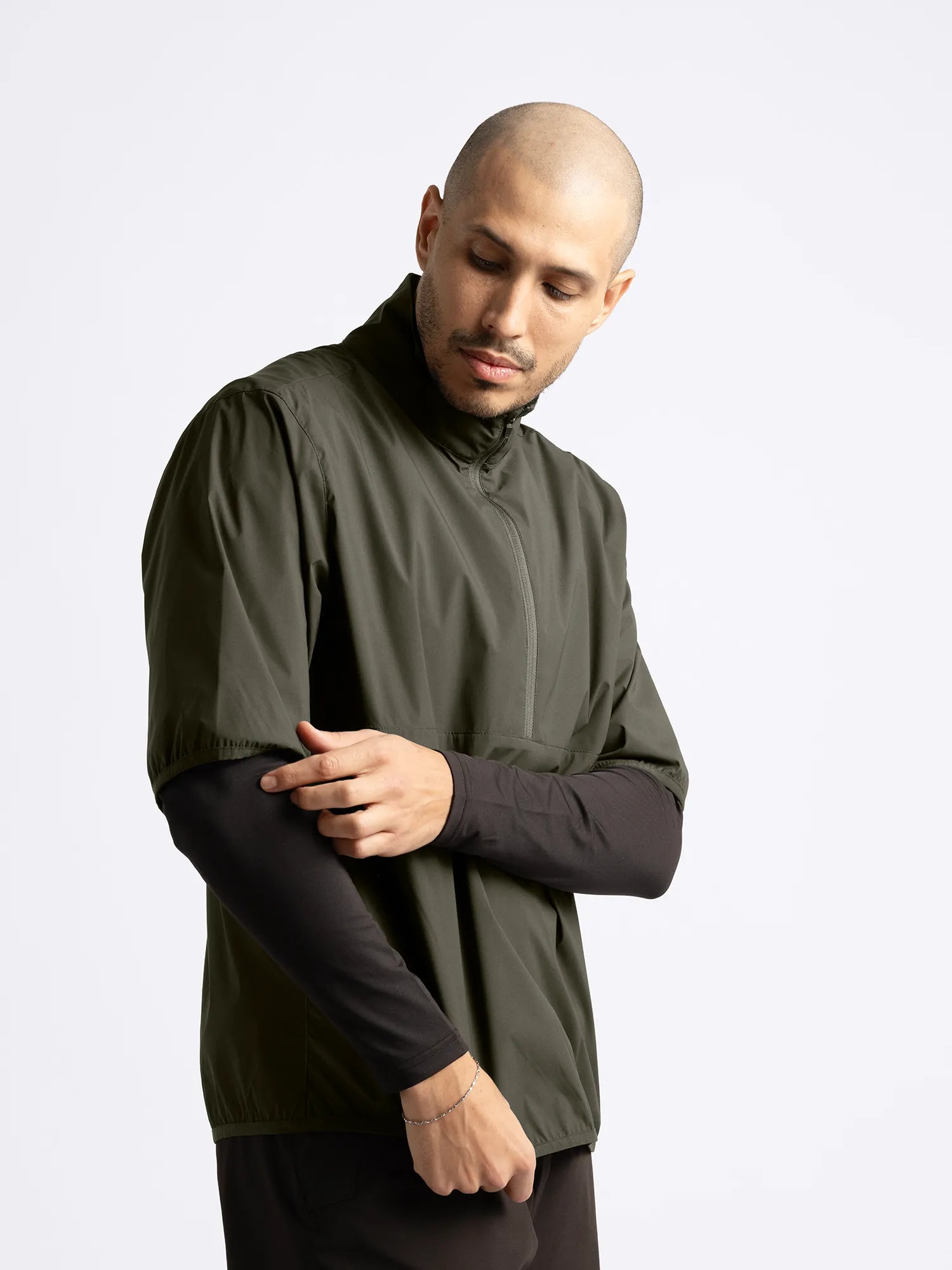 Cross_Sportswear_M_PINE_WINDBREAKER_11124318-693_Dark_Pine_front2