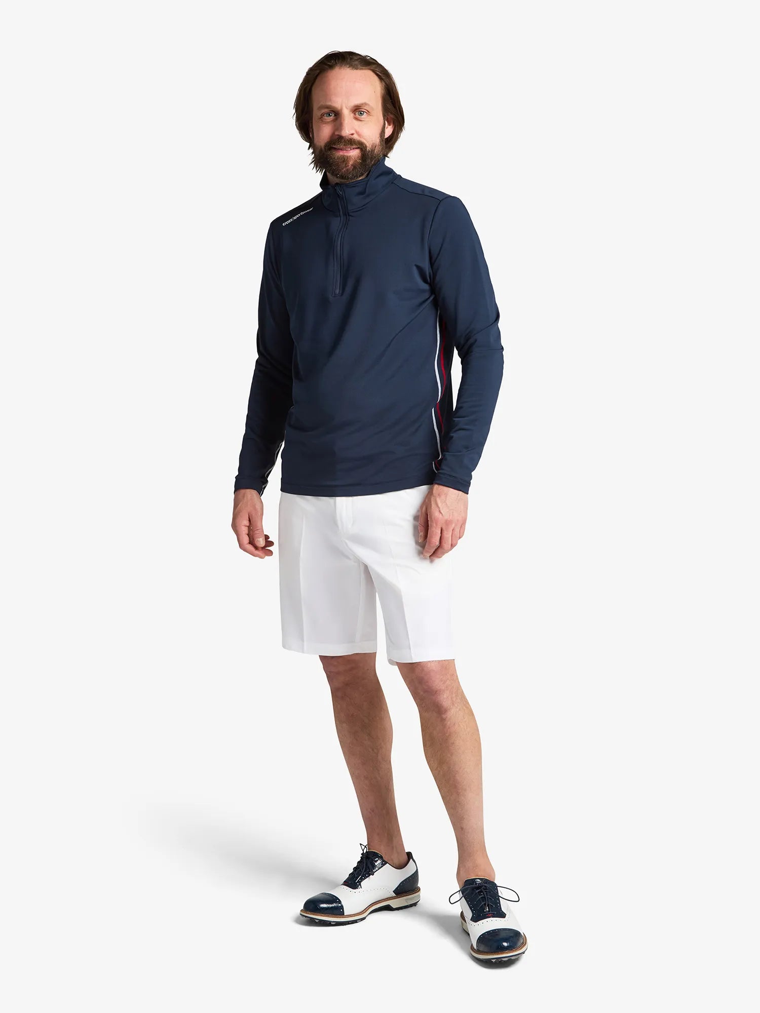 Cross_Sportswear_Menswear_Athletic_Half_Zip_Navy_1978441-498_Front