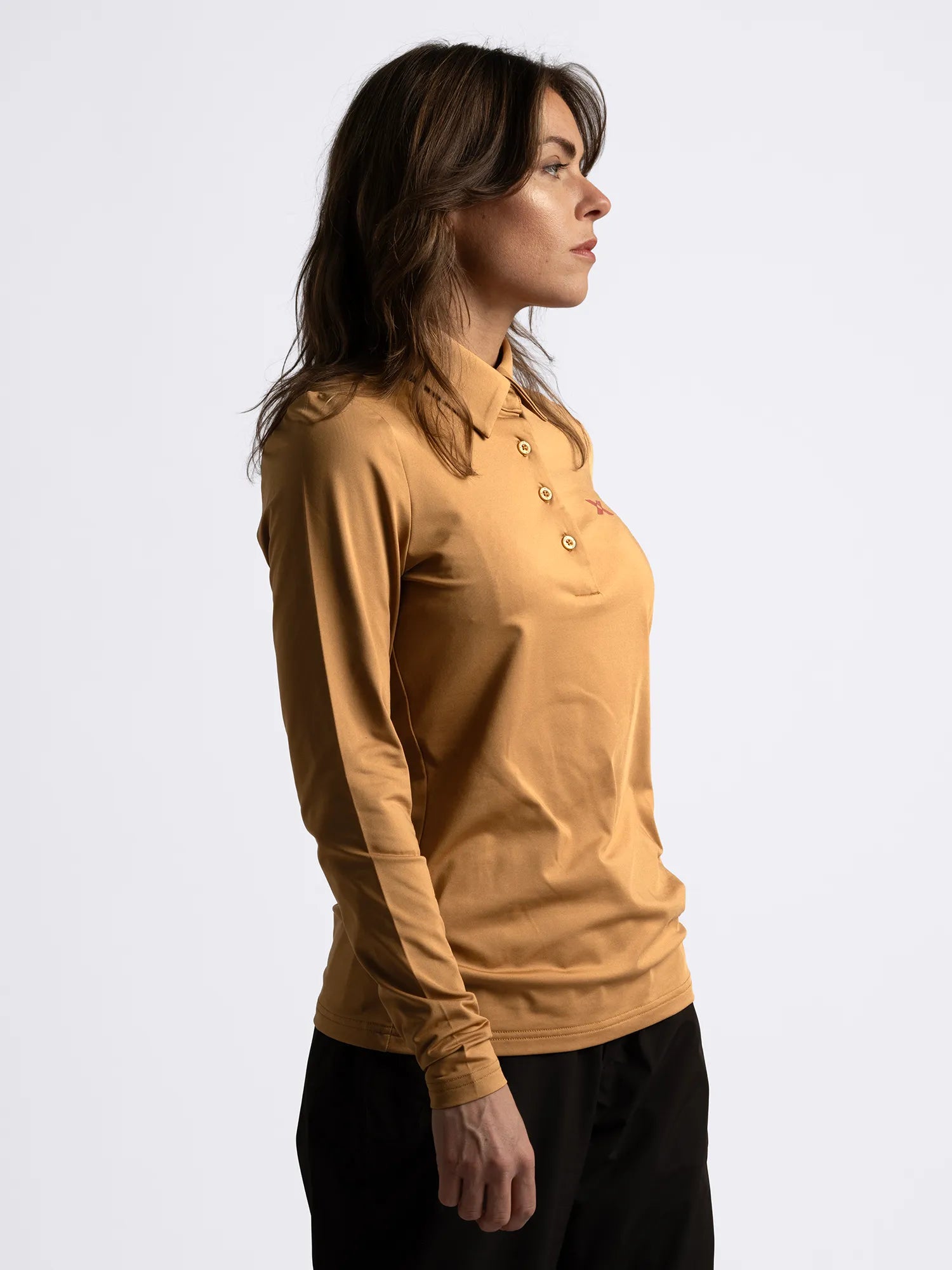 Cross_Sportswear_W_NIKKI_POLOSHIRT_23135309-250_Burnt_BLANK_Henna_front1