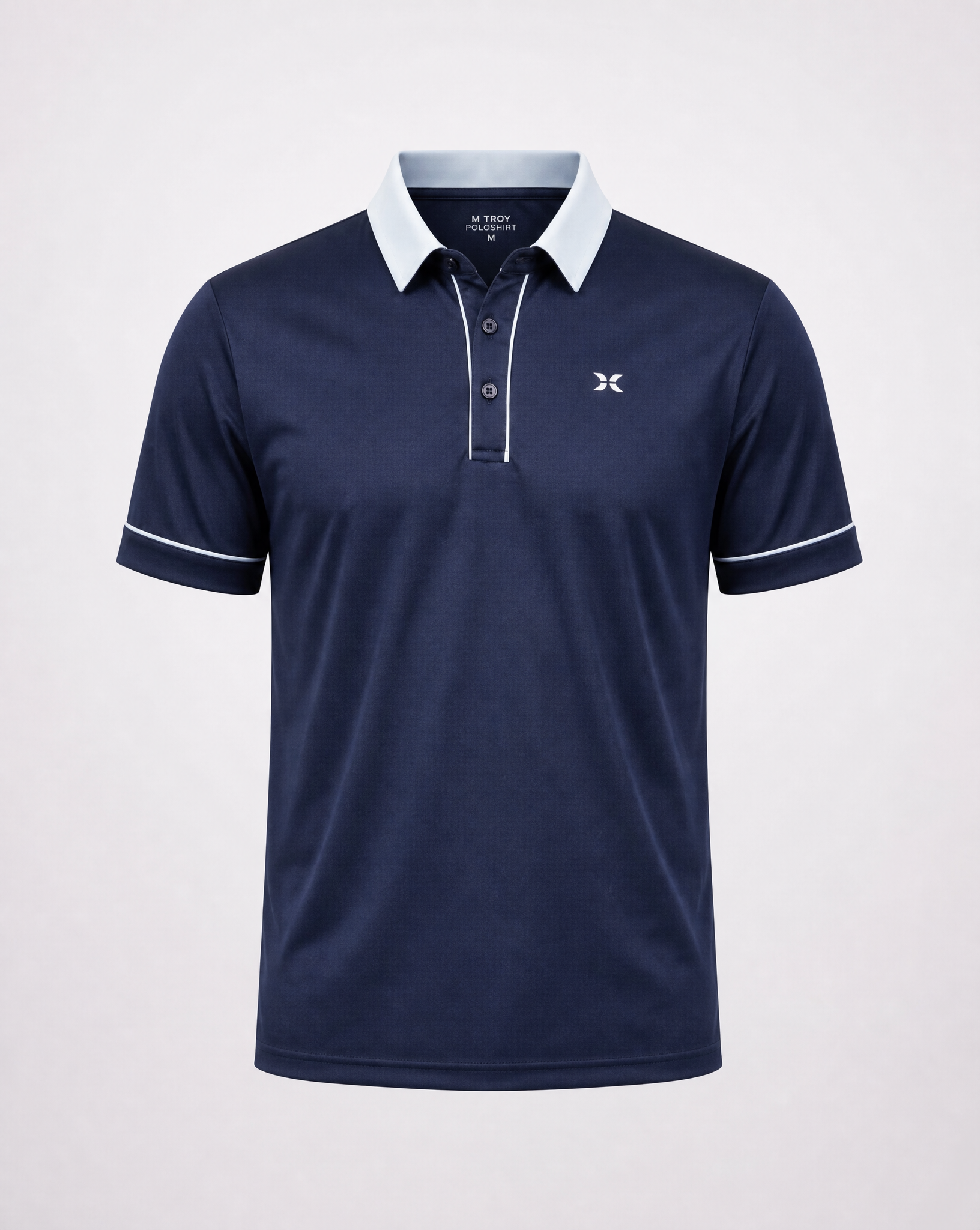 M TROY POLOSHIRT NAVY