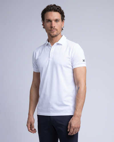 M BRIAN POLOSHIRT WHITE
