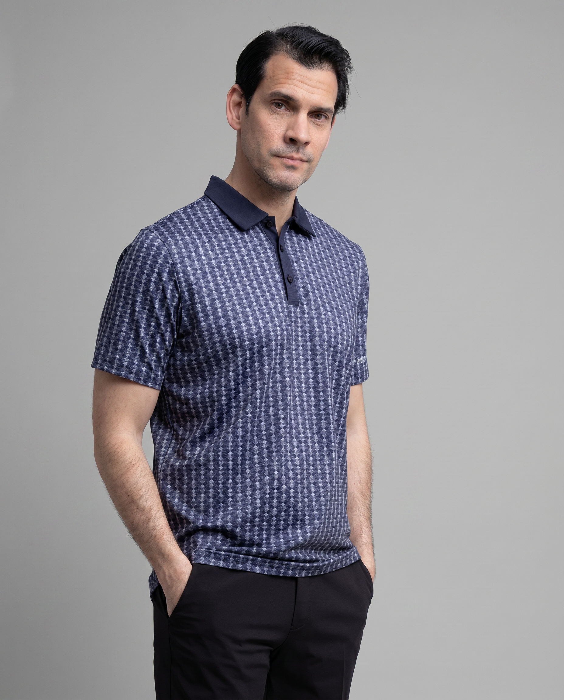 M VINCE POLOSHIRT NAVY