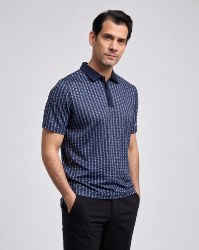 M VINCE POLOSHIRT NAVY
