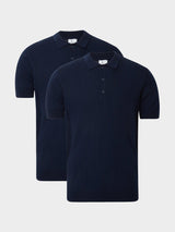 M KNITTED POLO DUO