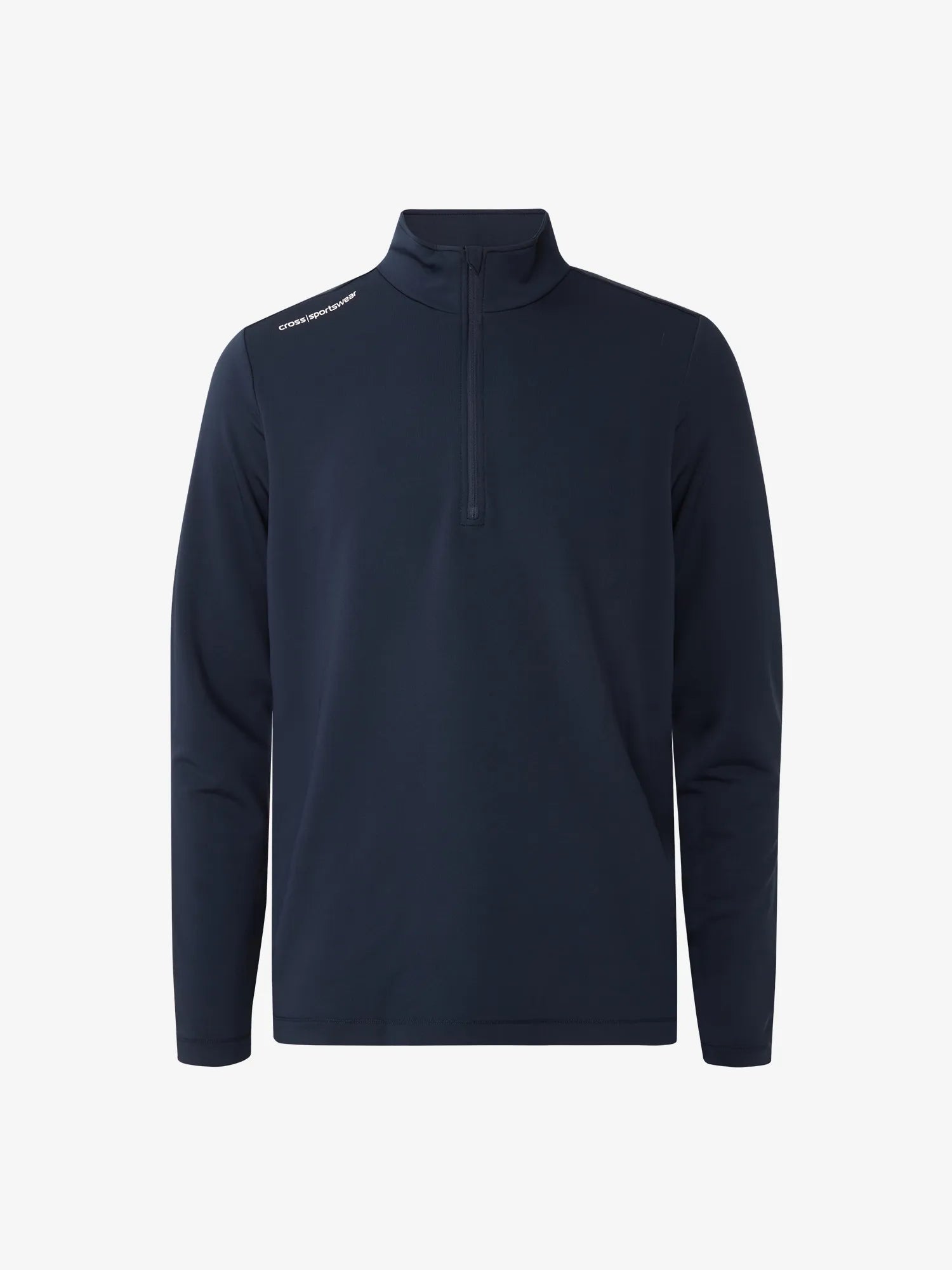 1978441_M_ATHLETIC_HALF_ZIP_SH_SILK_498_Navy_BLANK_1