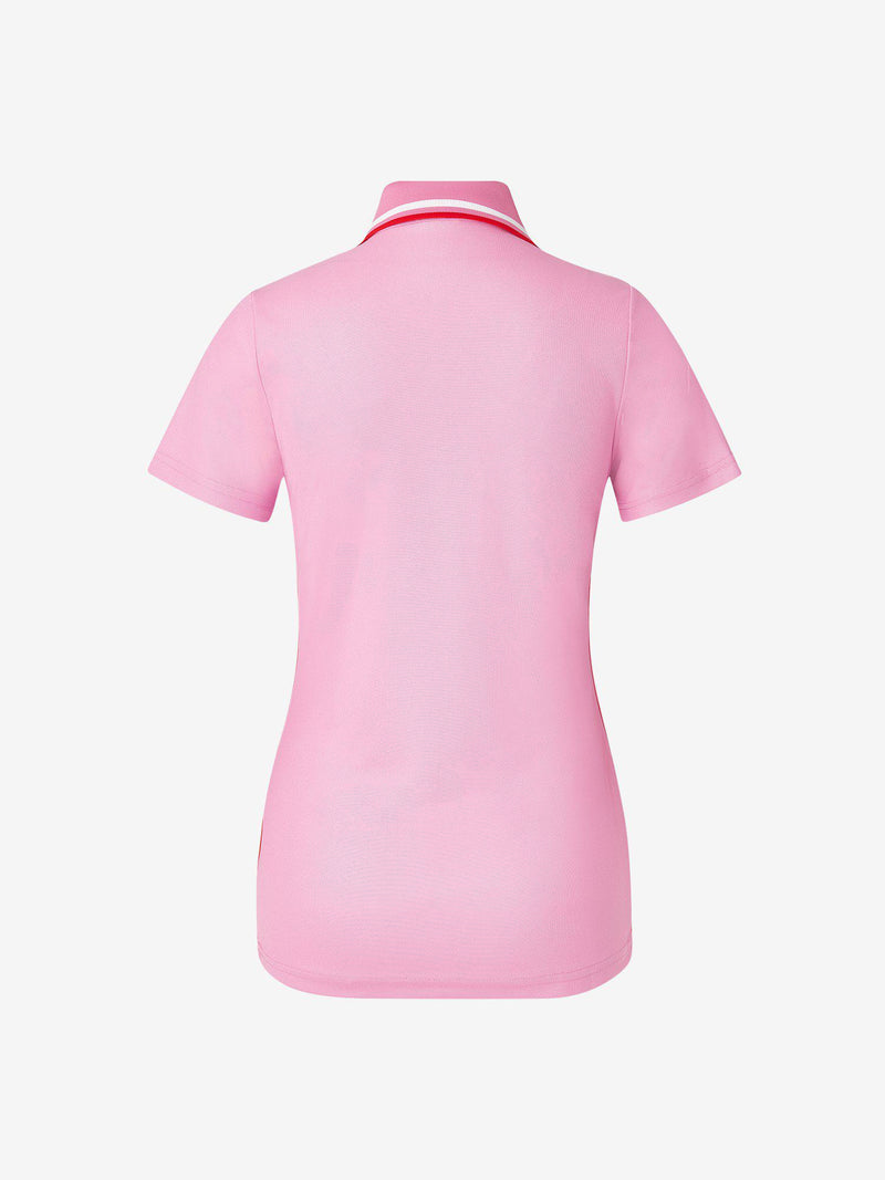 Fuschia pink polo shirt store