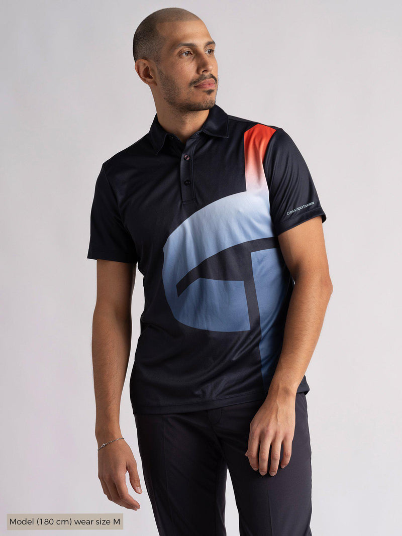 BILLY_POLOSHIRT_Cross_sportswear_Navy_front