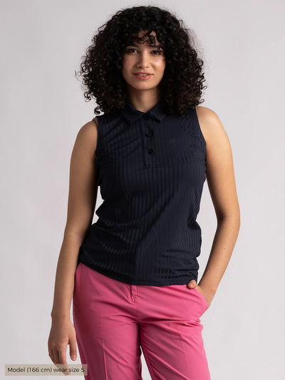 ANDREA_POLOSHIRT_Cross_sportswear_navy_front