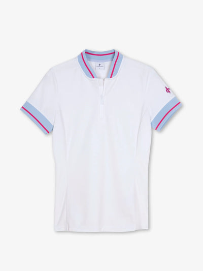ANGELA_POLOSHIRT_Cross_sportswear_White_front