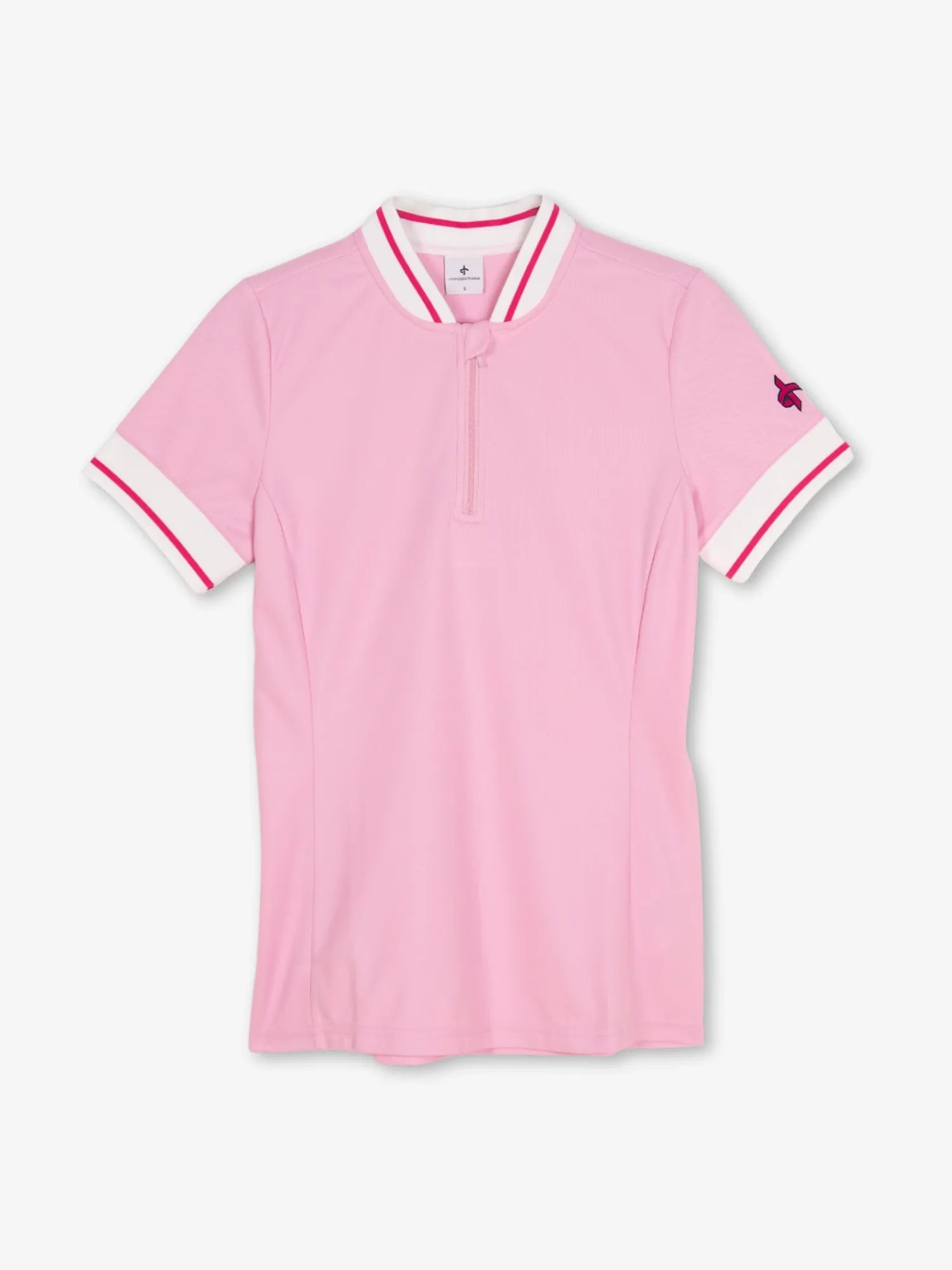 ANGELA_POLOSHIRT_Cross_sportswear_pink_front