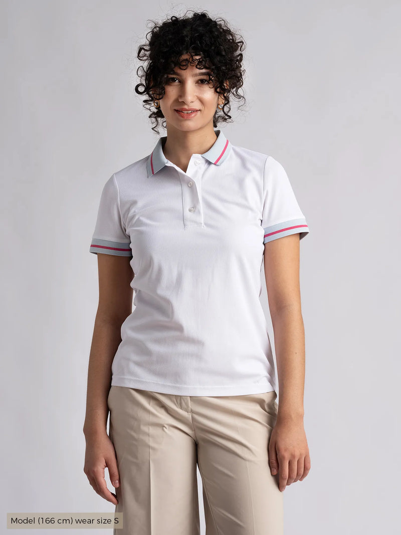 AYAKA_POLOSHIRT_Cross_Sportswear_White_front