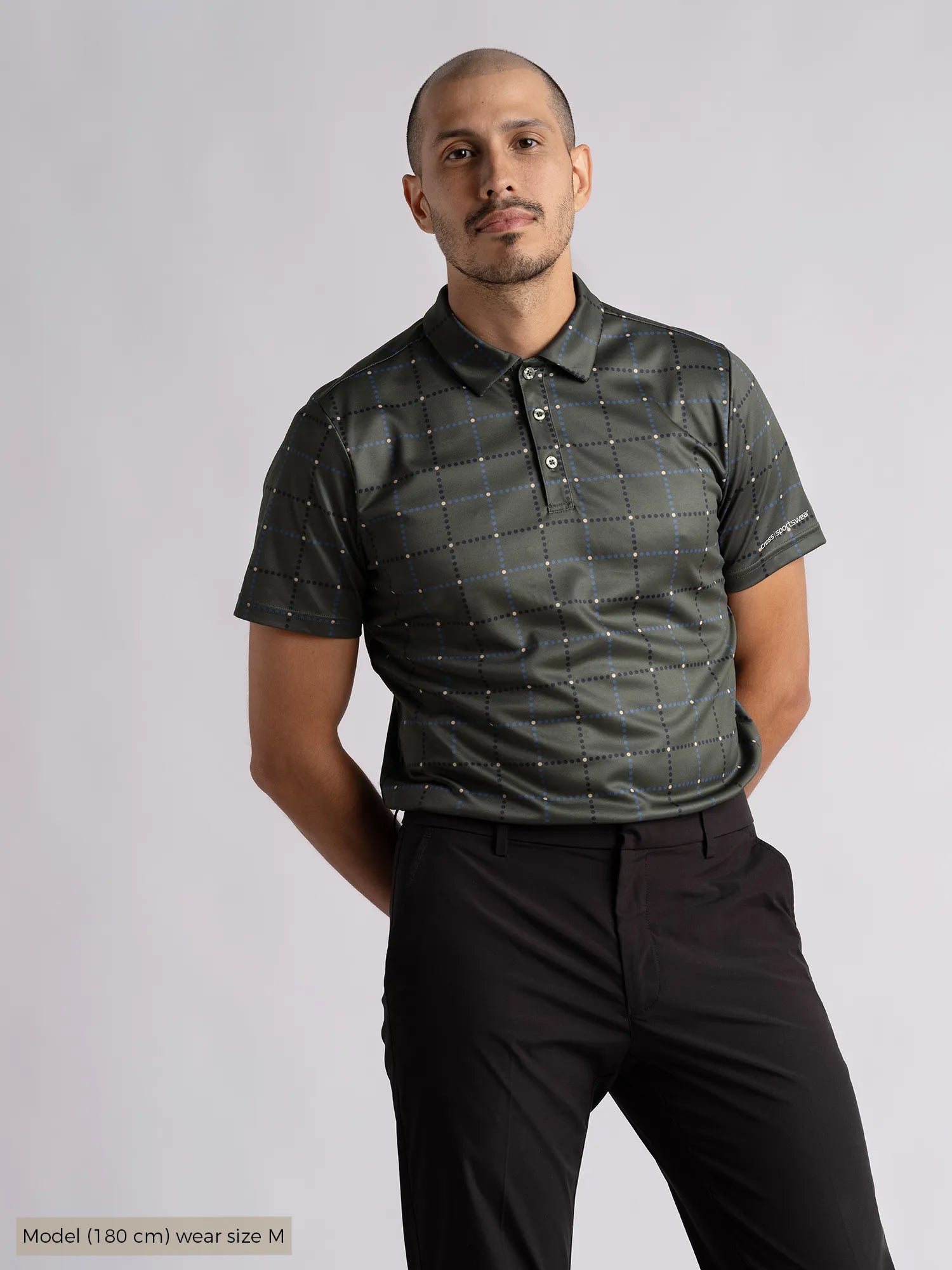 BEAU_POLOSHIRT_Cross_sportswear_green_front