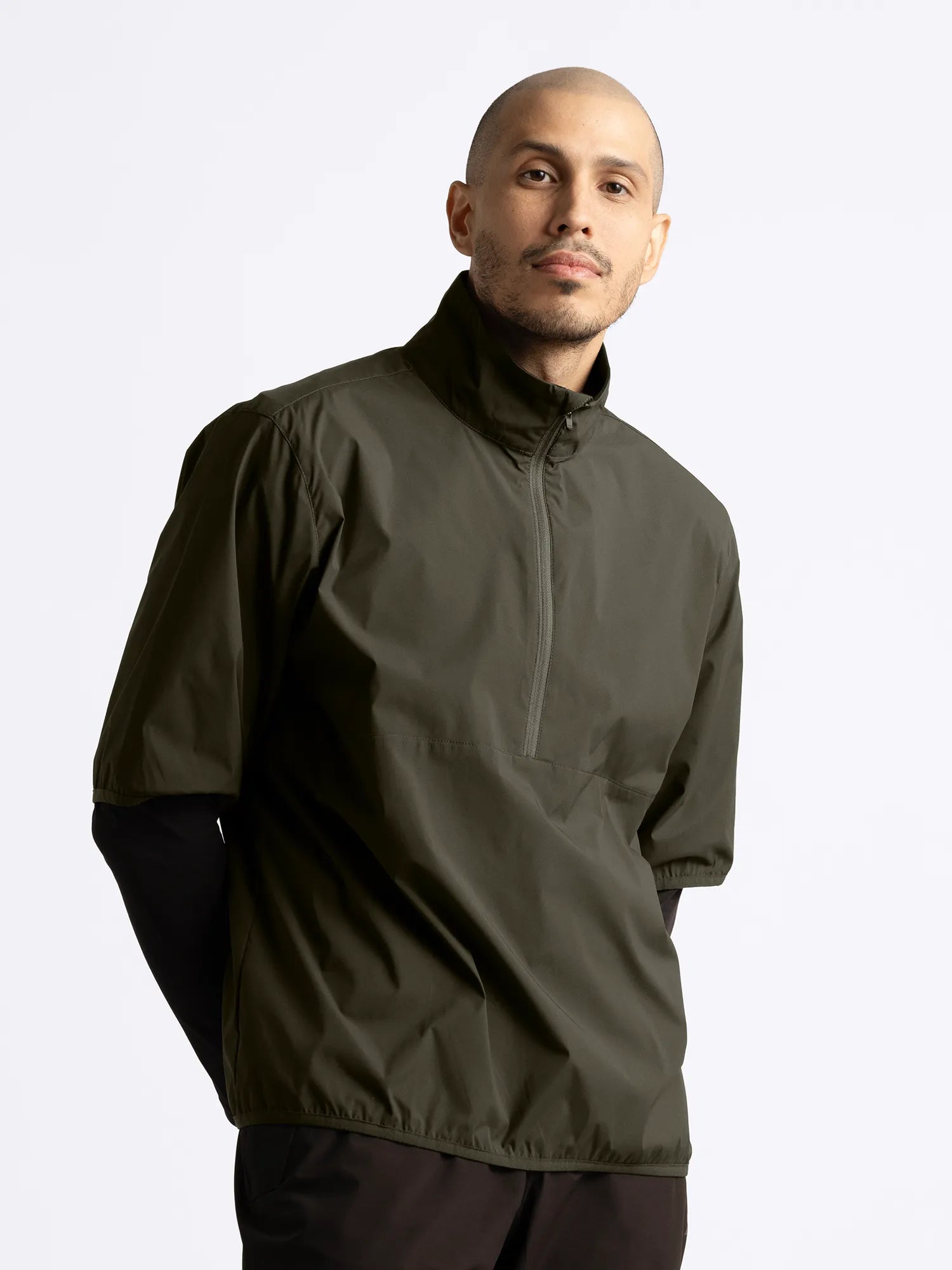 Cross_Sportswear_M_PINE_WINDBREAKER_11124318-693_Dark_Pine_front