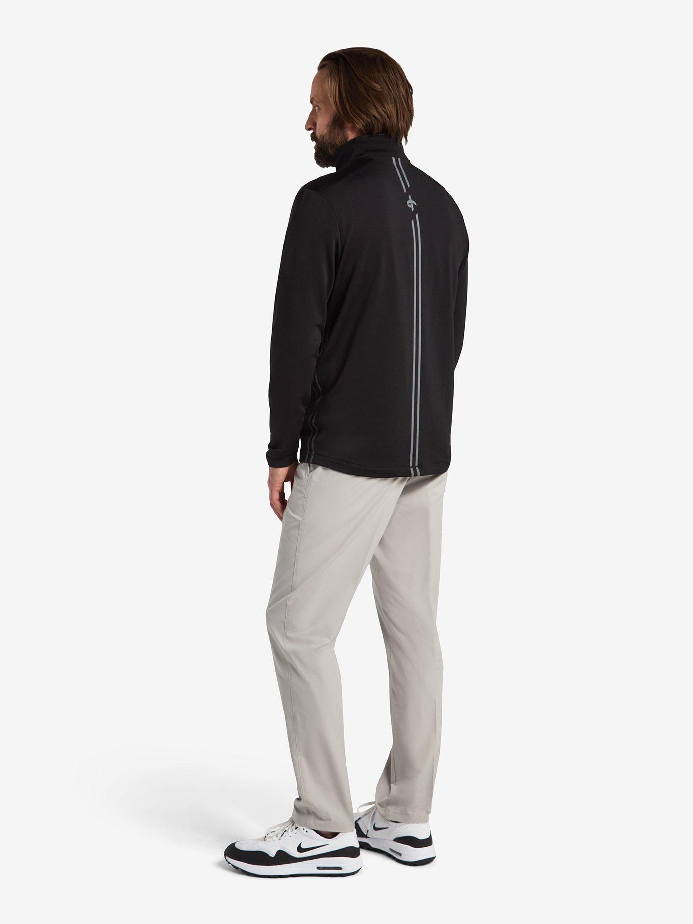 Athletic Pullover Herren Black
