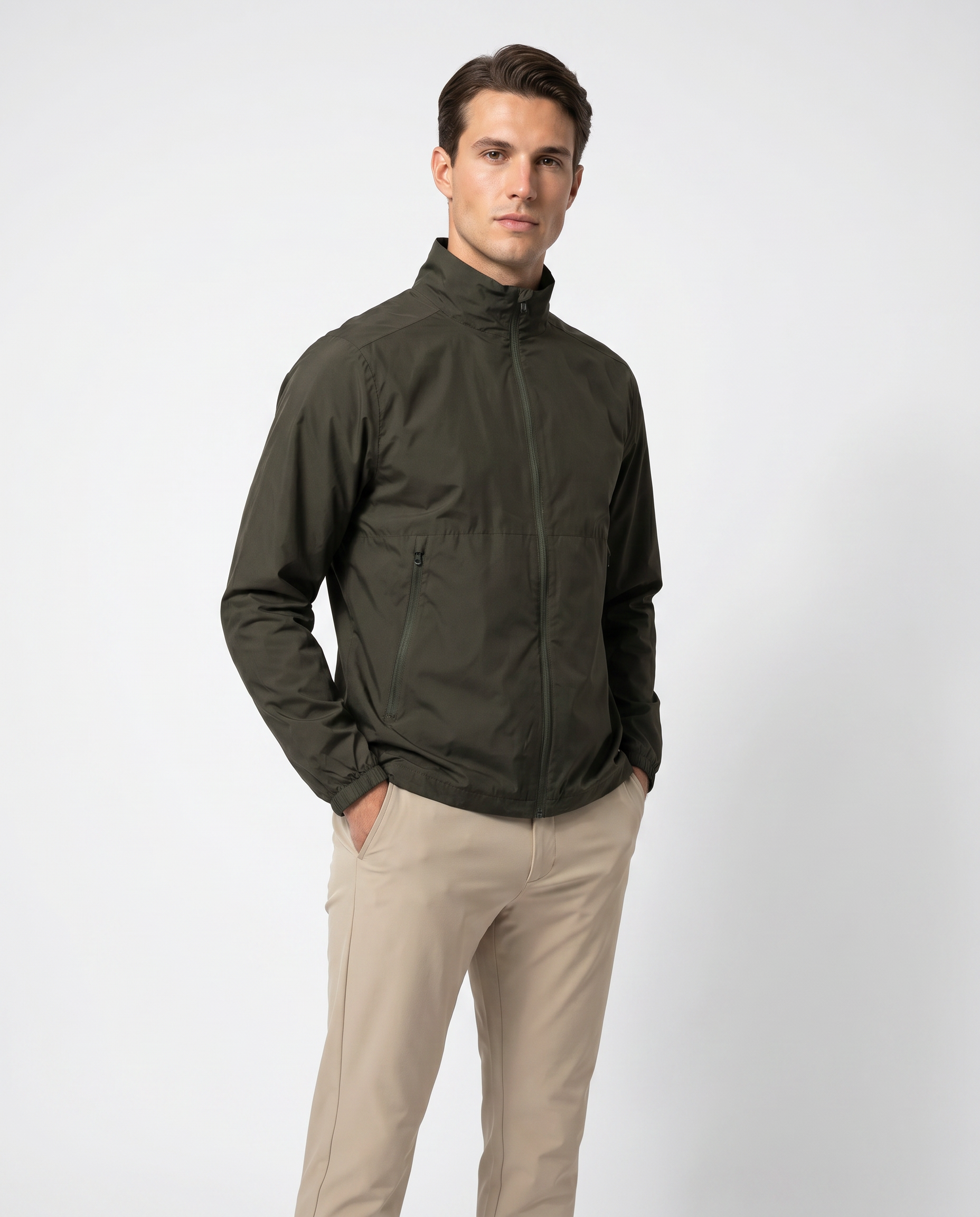 M KIAWAH WINDBREAKER DARK PINE