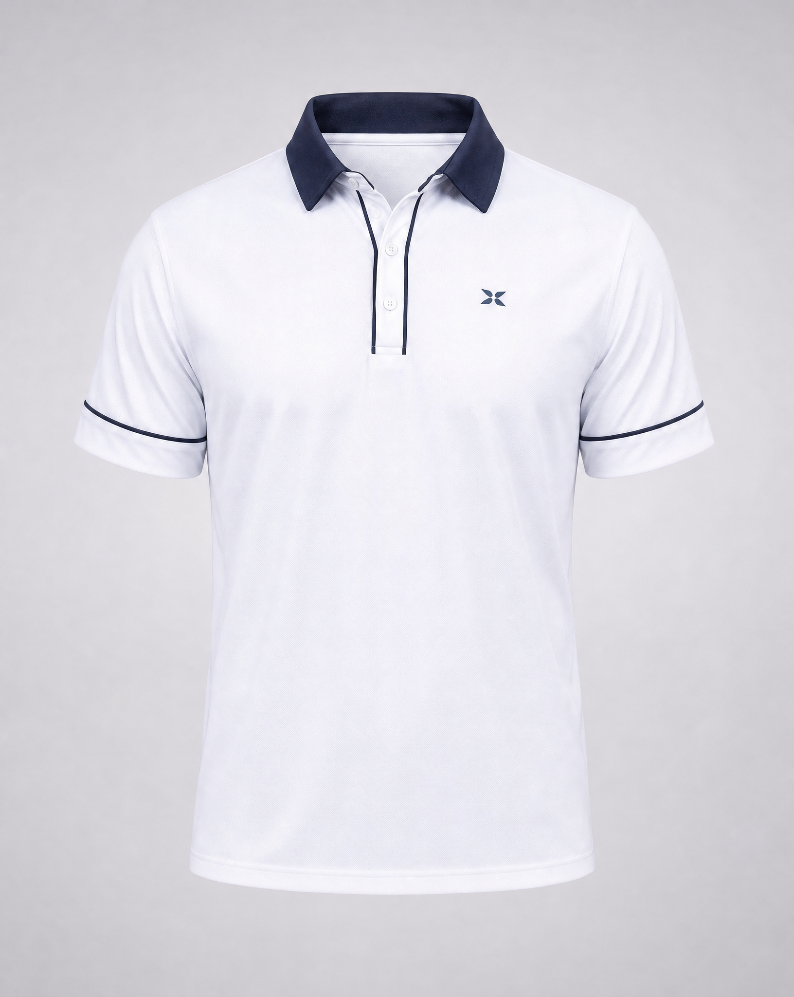 M TROY POLOSHIRT WHITE