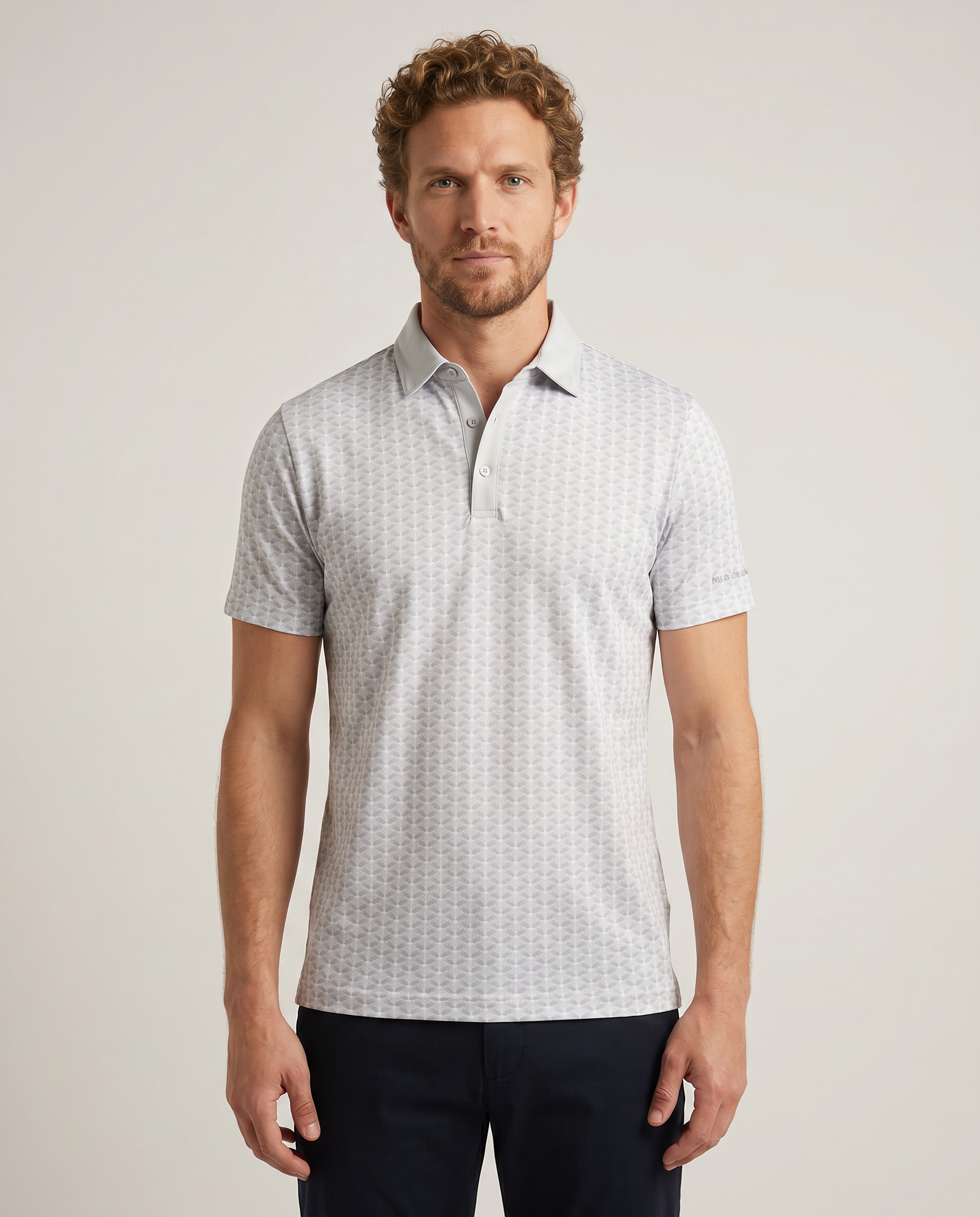 M VINCE POLOSHIRT MIRAGE GRAY