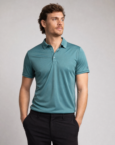 M COLLIN POLOSHIRT ANTIQUE GREEN