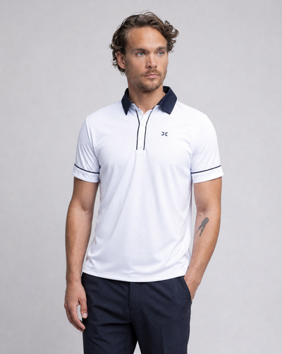 M TROY POLOSHIRT WHITE