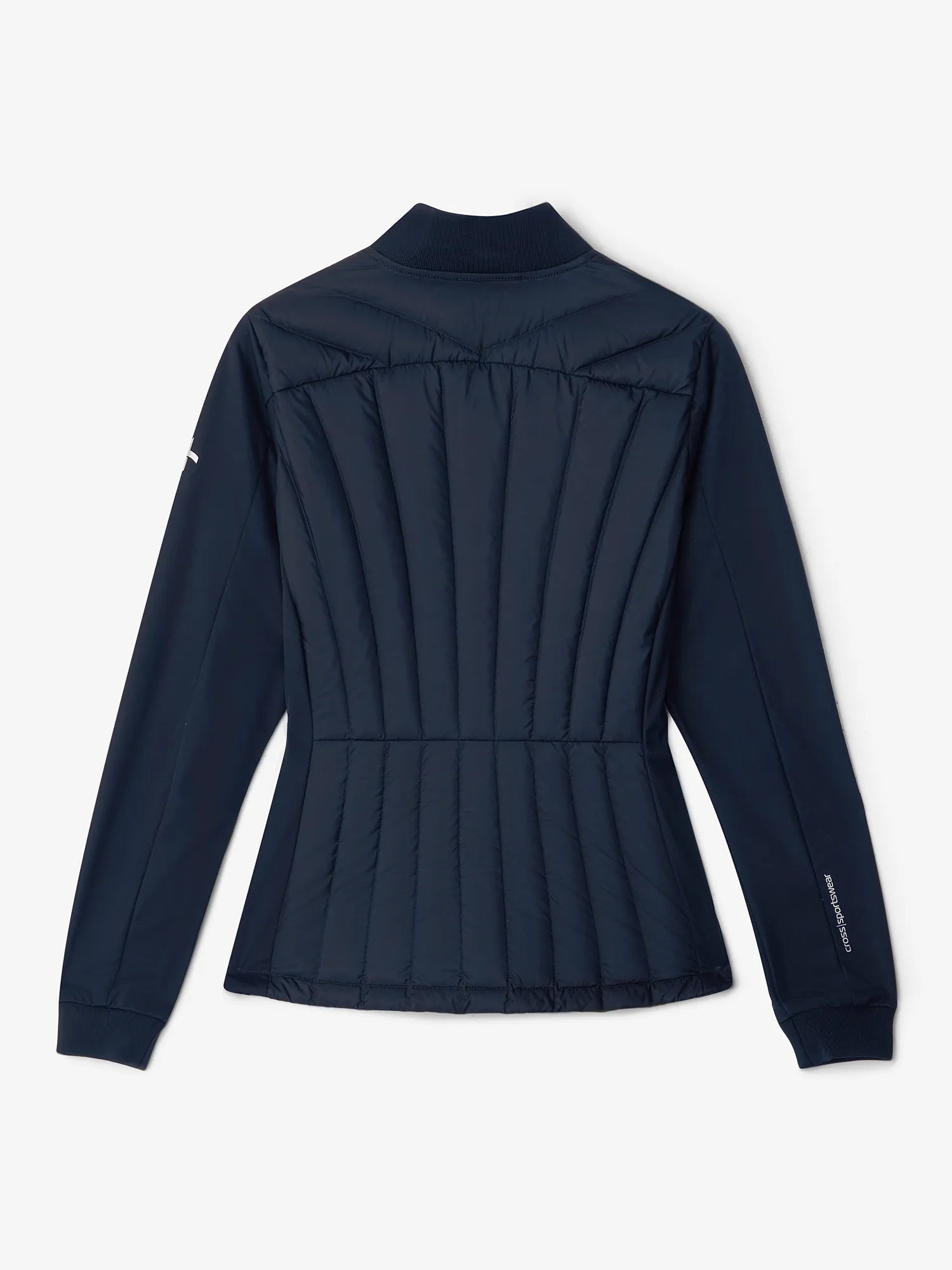 W_Hybrid-Jacket_Navy_back_CROSS-SPORTWEAR