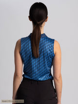 AZAHARA_POLOSHIRT_Cross_sportswear_blue_back