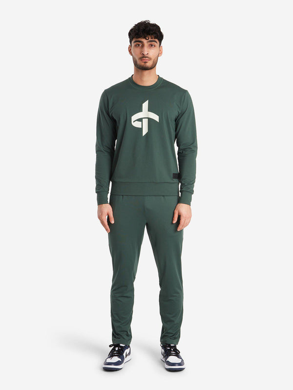 LM17-M_Active_Pants_Jungle_Green-M_Logo_Crew_Neck_Jungle_Green-341