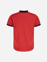 M_BLANK_Fence_BLANK_Polo_Flame_BLANK_Scarlet_Back_Cross_BLANK_Sportswear