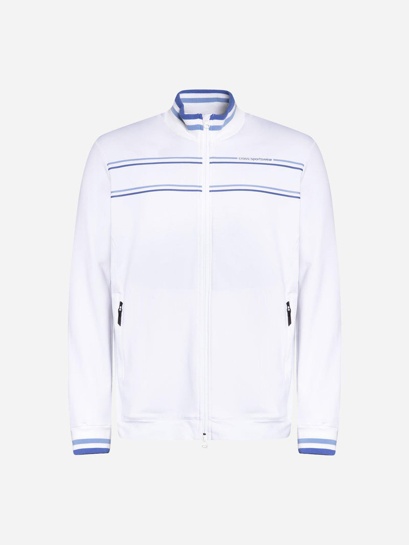 M_BLANK_Stinger_BLANK_Full_BLANK_Zip_White_Cross_BLANK_Sportswear