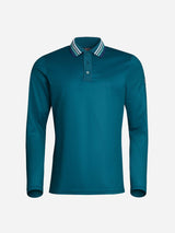M_BLANK_Stripe_BLANK_Polo_BLANK_LS_Dragonfly_Cross_BLANK_Sportswear