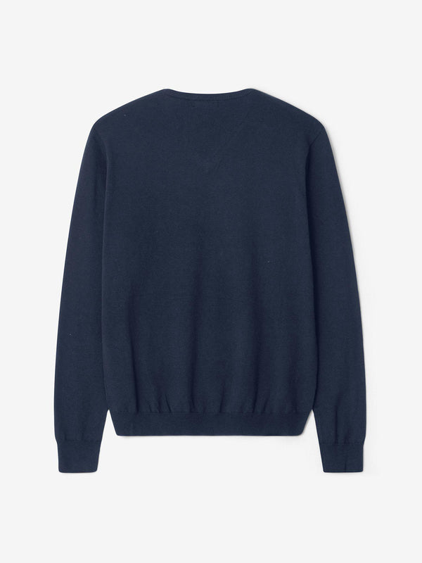 M_Classic_V-Neck_Navy_Back_CROSS-SPORTWEAR