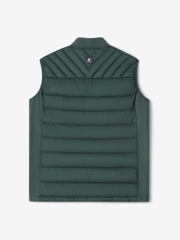 M_Hybrid_Vest_Jungle_green_BACK_CROSS-SPORTWEAR