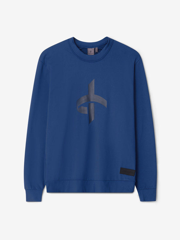 M_Logo_Crew_Neck_Twilight_Blue_CROSS-SPORTWEAR