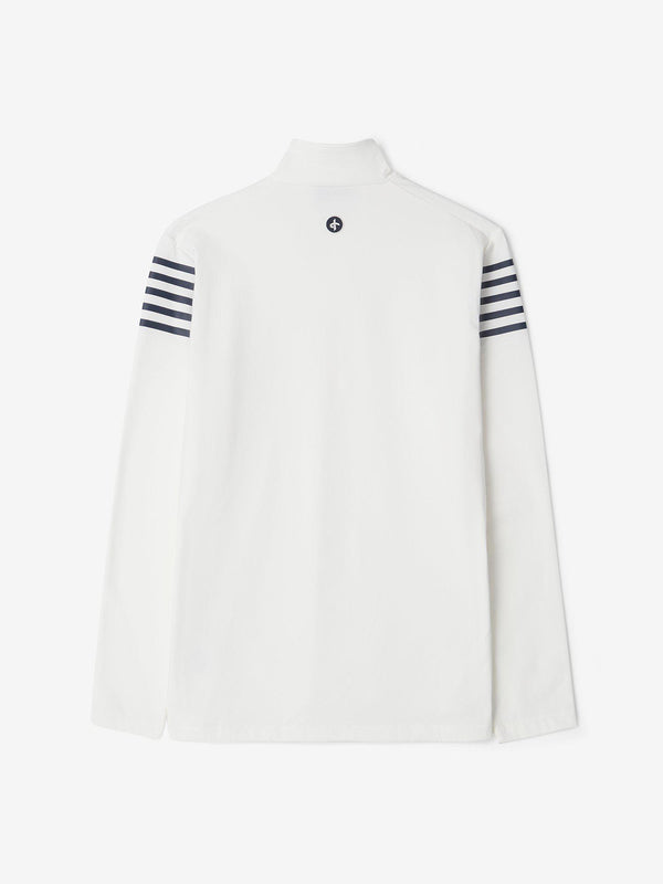 M_Sporty_Half_Zip_White_BACK_CROSS-SPORTWEAR