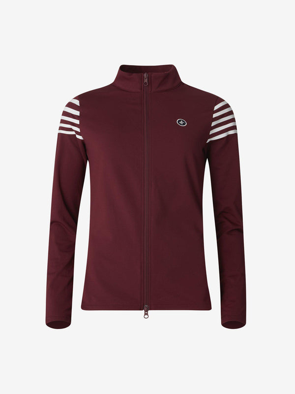 W_BLANK_Sporty_BLANK_Full_BLANK_Zip_Burgundy_Cross_BLANK_Sportswear