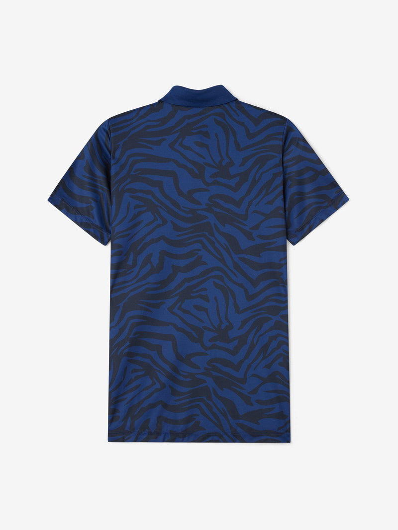 W_CLARA_POLO_Navy_Zebra_back_CROSS-SPORTWEAR