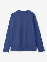 W_Heart_Crew_Neck_Twilight_Blue_back_CROSS-SPORTWEAR