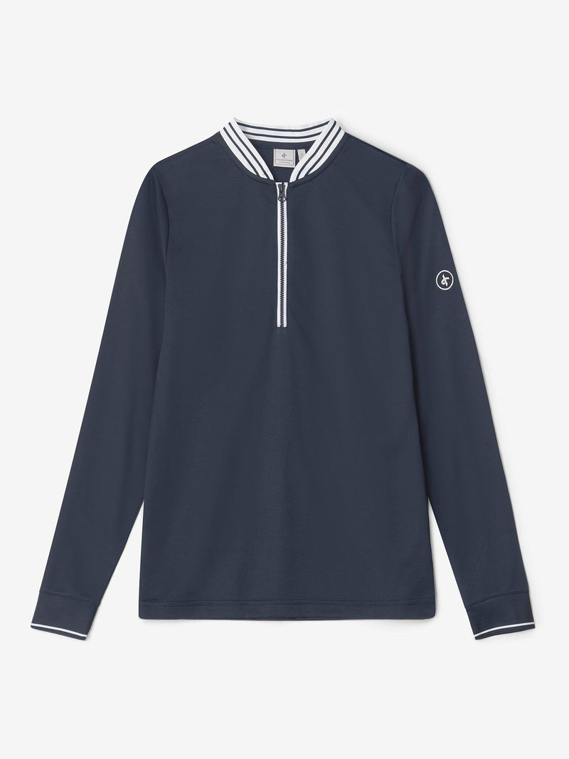 W_Nostalgia_Polo_LS_navy_CROSS-SPORTWEAR_BLANK_2